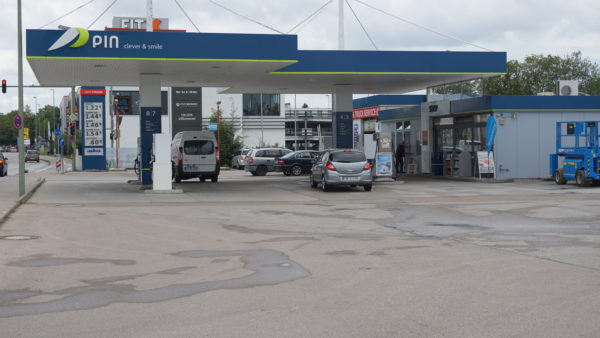 Tankstelle, Präg, Augsburg