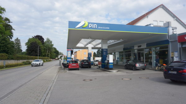 Tankstelle, Türkheim, Präg, Pin